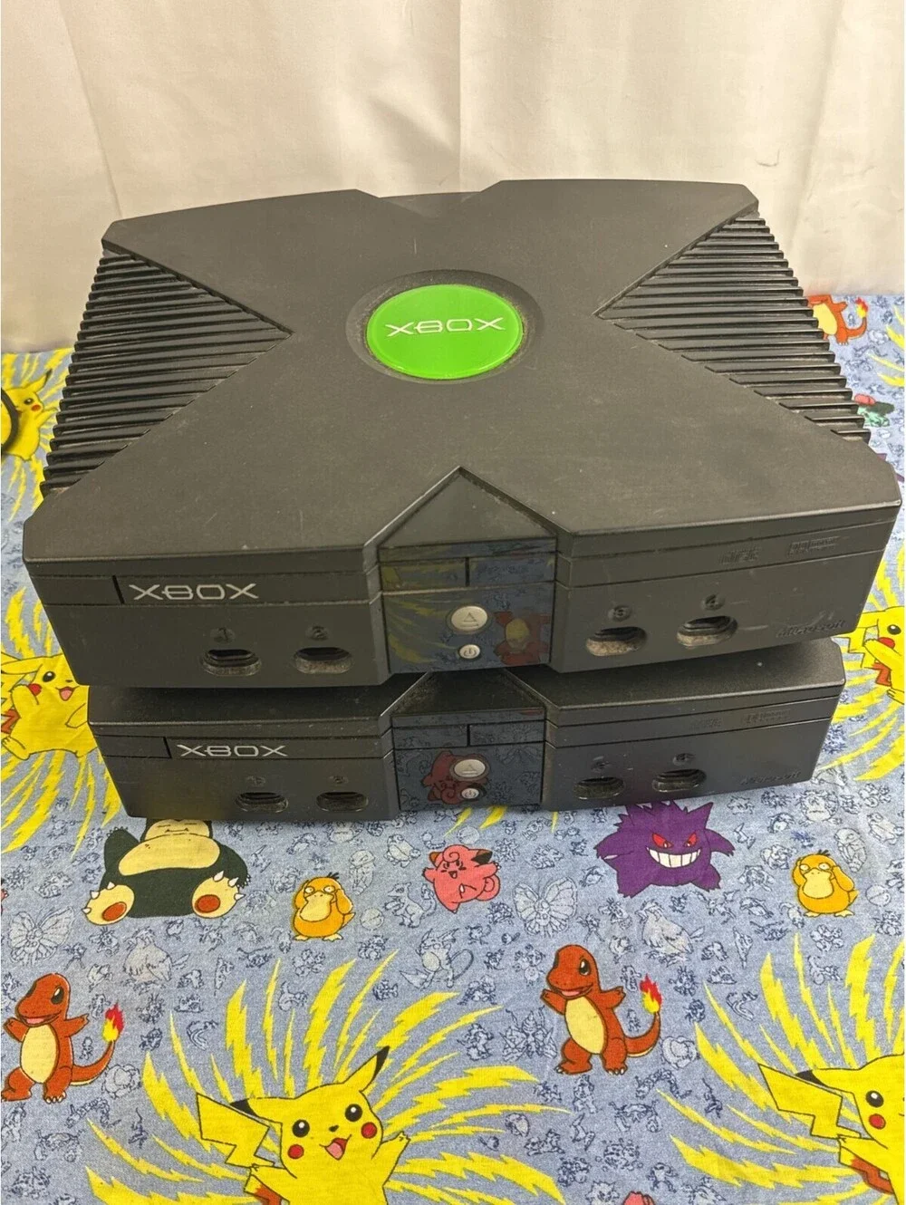 Original Xbox Repair Lot 2 Consoles Parts Restoration AS IS Read